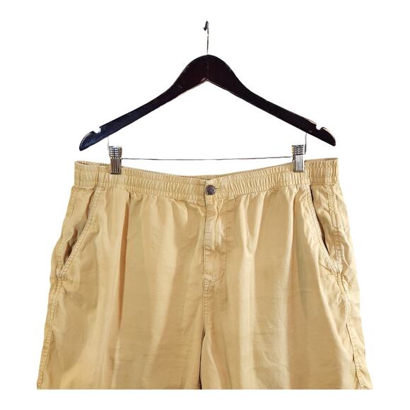 Bonobos 7" Flat Front Drawstring Club Shorts in Mustard Preppy Casual Men's L - Picture 3 of 7
